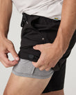 Kore Short Lined 9" | Black Tonal