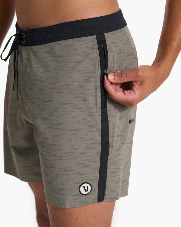 Peak Boardshort | Woodash Slub